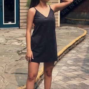 Wilfred Free Faux-Suede Dress